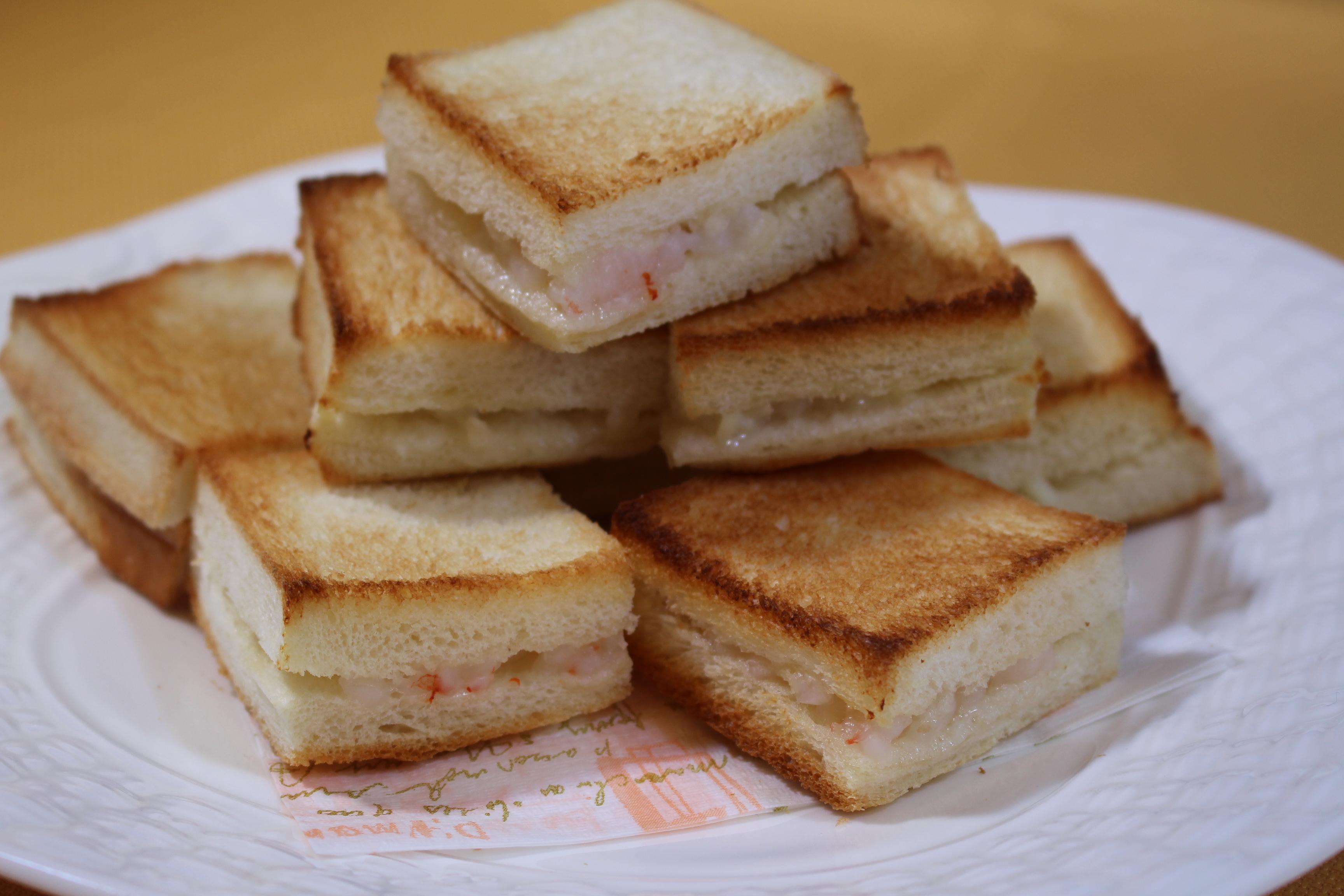 えびと帆立のホットサンドイッチ