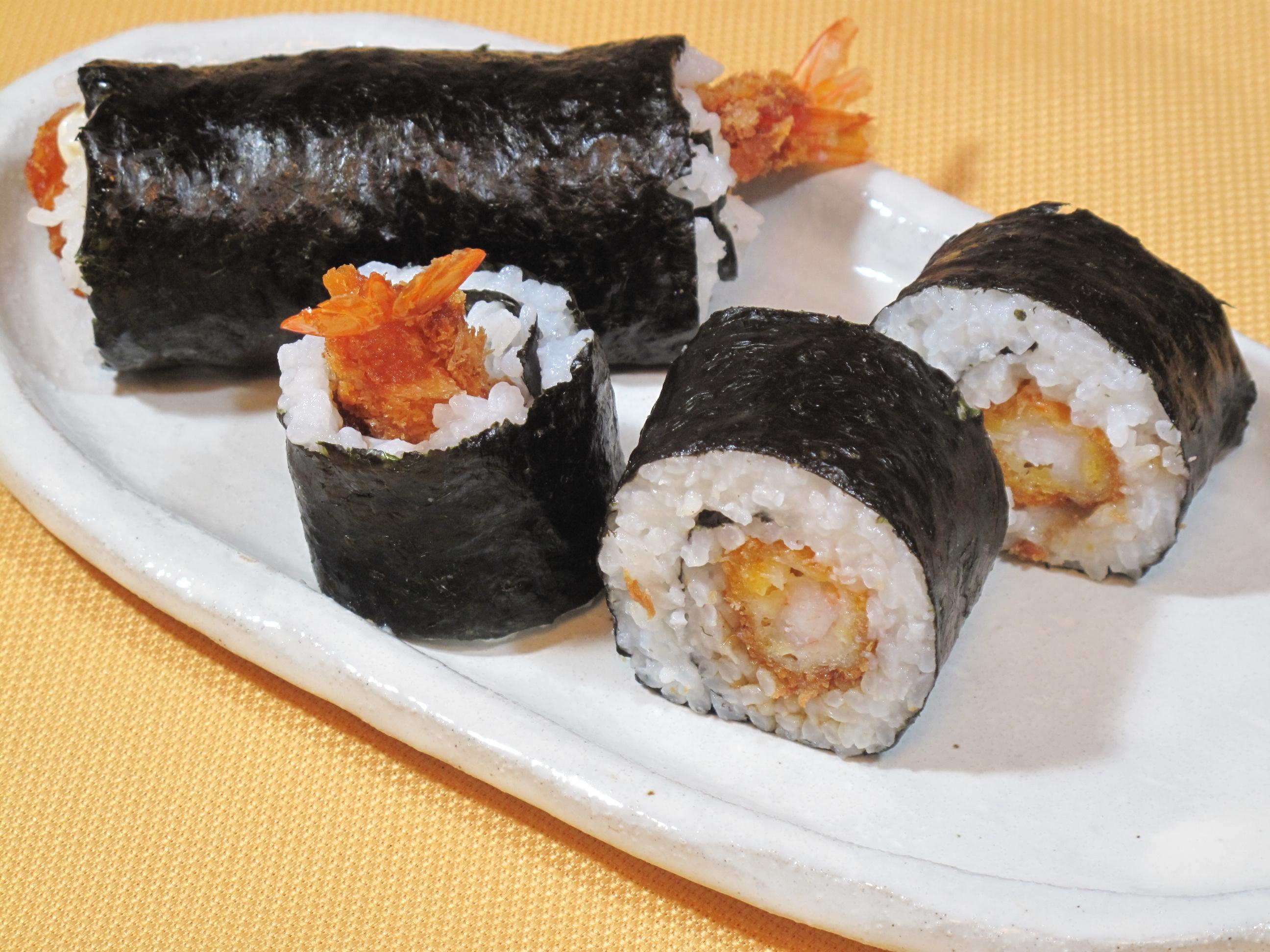 巻きすいらず！エビフライのり巻