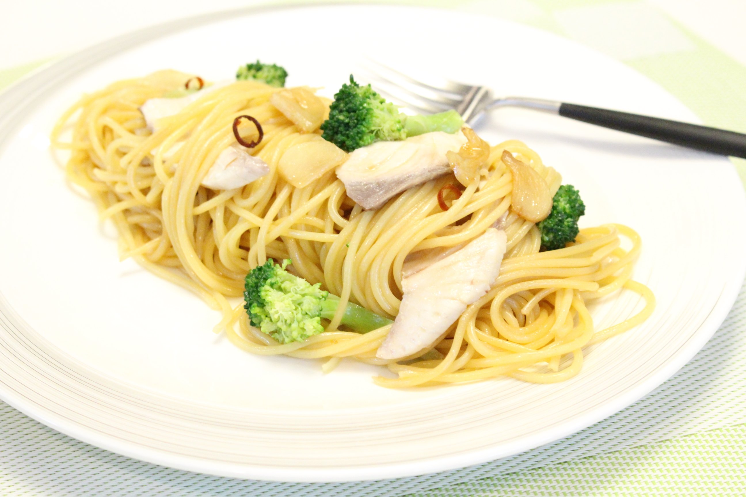 ヒラマサのペペロンチーノ