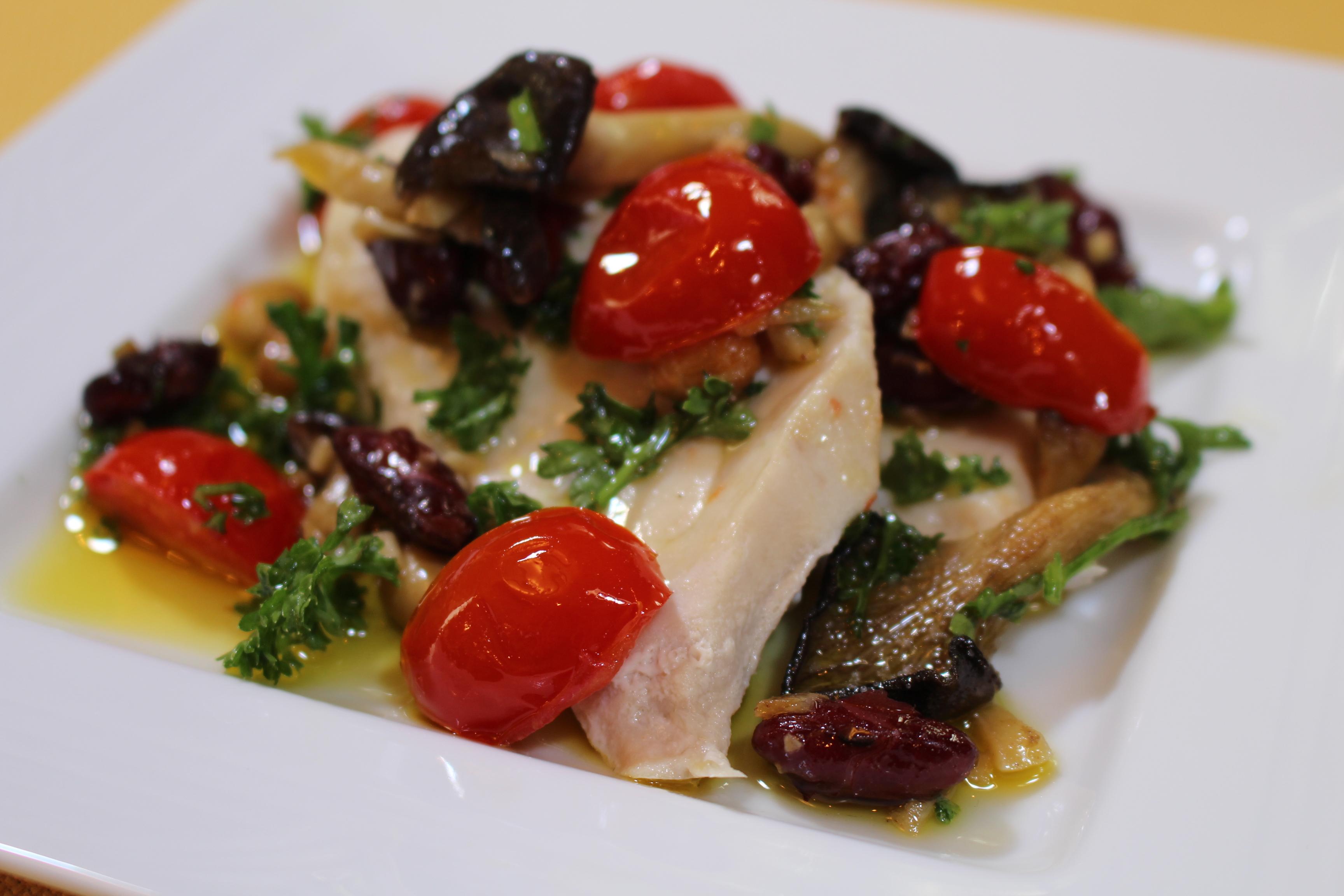 黒皮カジキのイタリアンソース