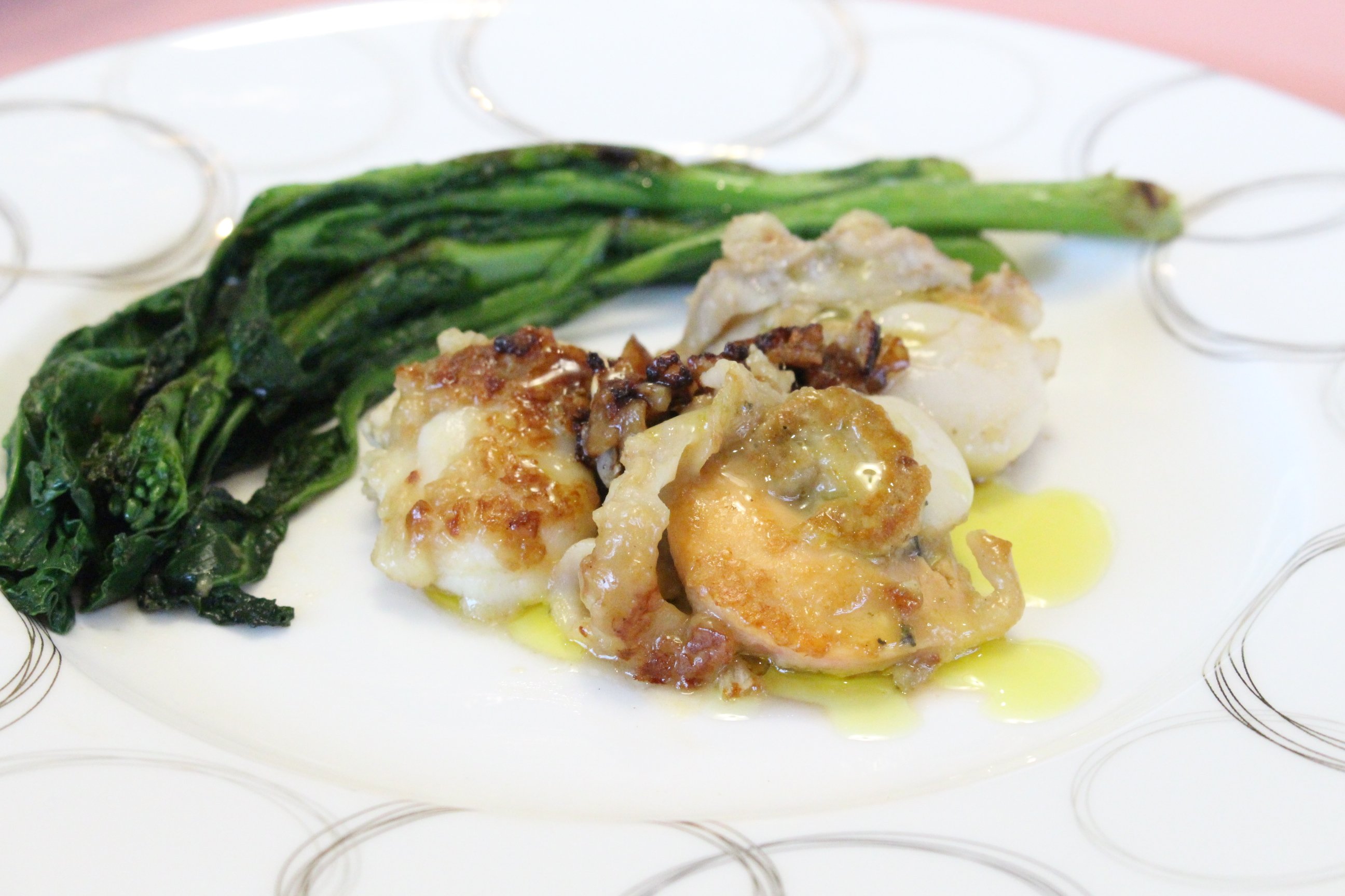 ホタテむき身のガーリックバターしょうゆ