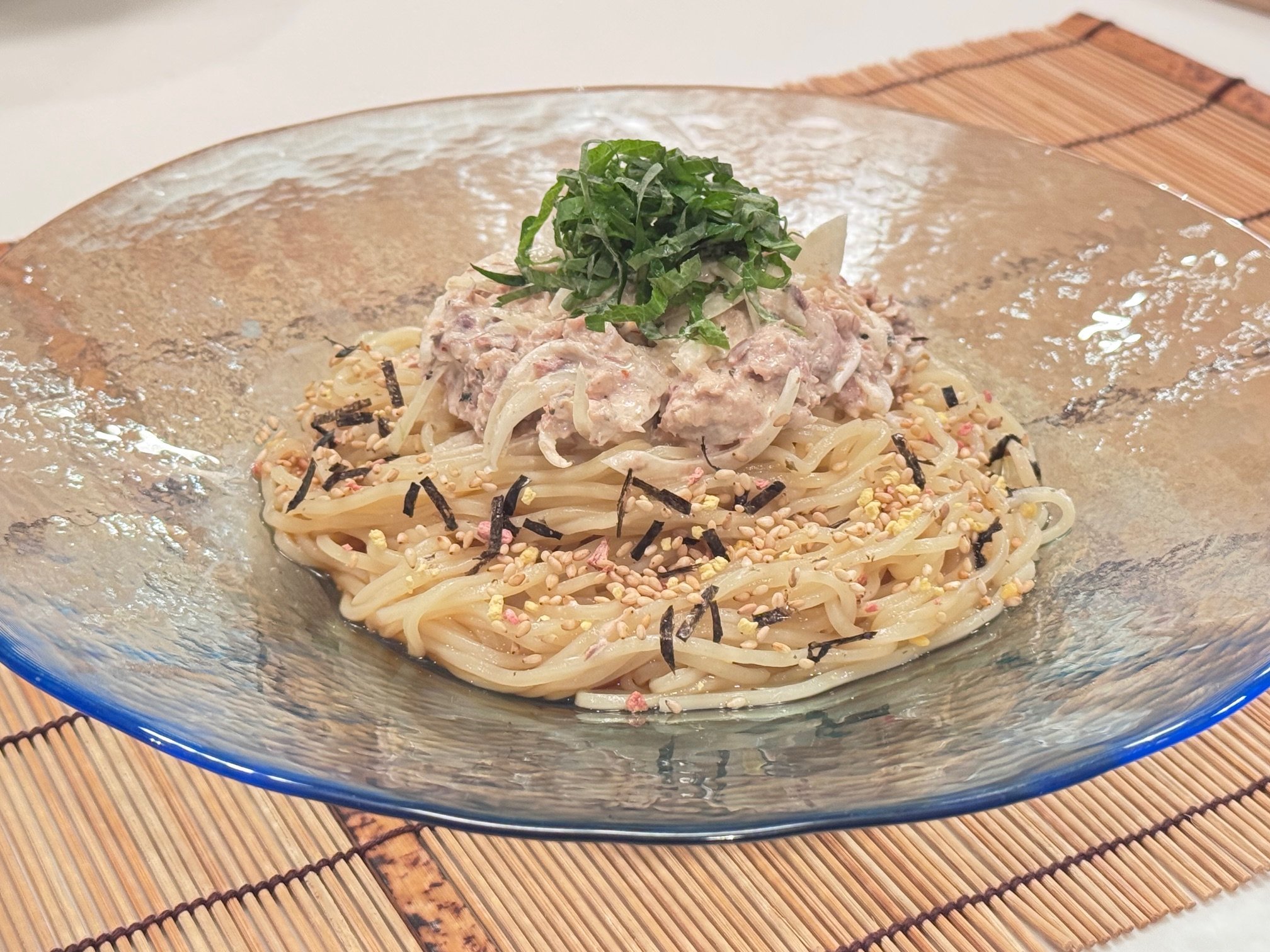 さばの七味マヨ冷やし生ラーメン