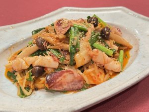 イカキムチ炒め