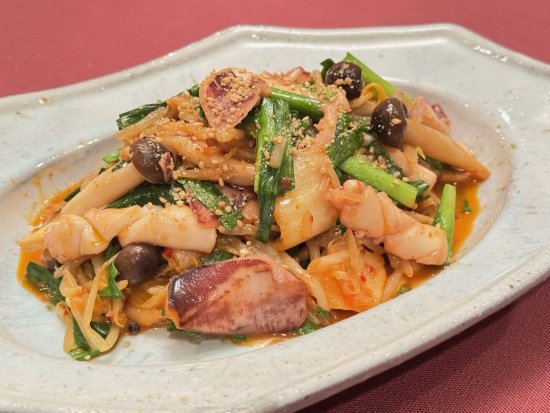 イカキムチ炒め